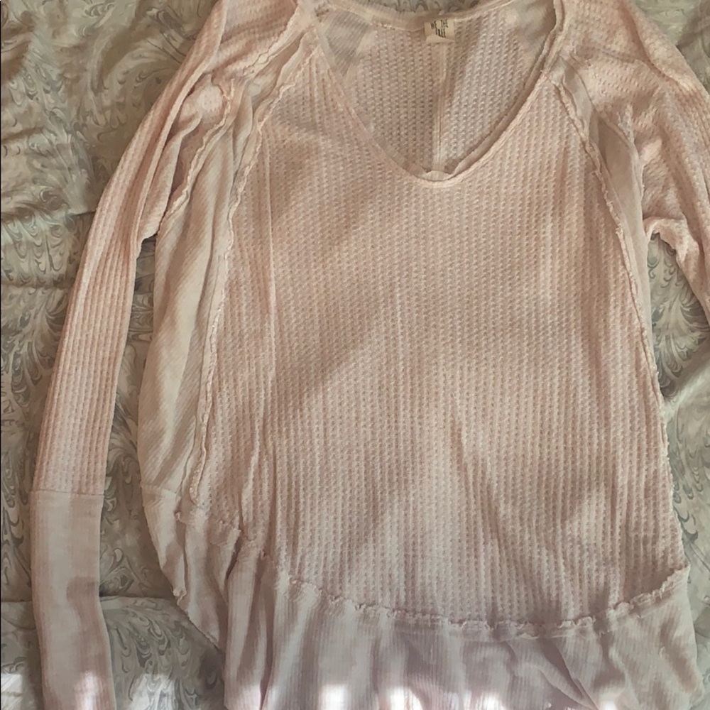 Light pink free people sweater